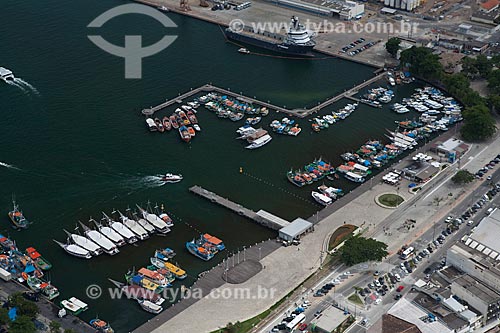  Assunto: Foto aérea do Cais de Santa Luzia / Local: Angra dos Reis - Rio de Janeiro (RJ) - Brasil / Data: 03/2012 