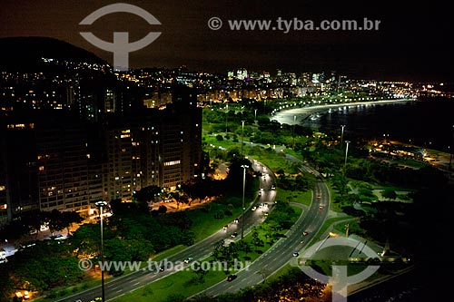  Assunto: Foto aérea da Avenida Infante Dom Henrique no Aterro do Flamengo / Local: Flamengo - Rio de Janeiro (RJ) - Brasil / Data: 04/2011 