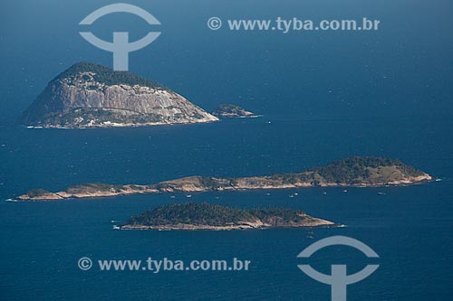  Assunto: Ilha Palmas, Ilha Comprida e Ilha Redonda no Arquipélago das Cagarras / Local: Rio de Janeiro (RJ) - Brasil / Data: 09/2013 