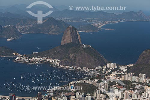  Assunto: Enseada de Botafogo com o Pão de Açúcar / Local: Botafogo - Rio de Janeiro (RJ) - Brasil / Data: 09/2013 