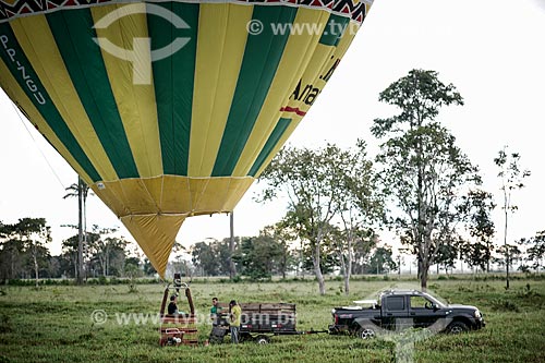  Assunto: Viagem de balão com Cassiano Marques - EME Amazônia / Local: Acre (AC) - Brasil / Data: 05/2013 
