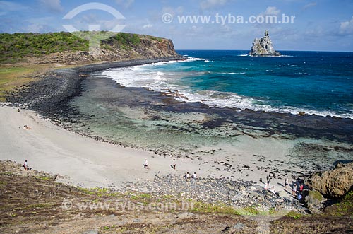  Assunto: Praia da Atalaia e Ilha do Frade ao fundo / Local: Arquipélago de Fernando de Noronha - Pernambuco (PE) - Brasil / Data: 10/2013 