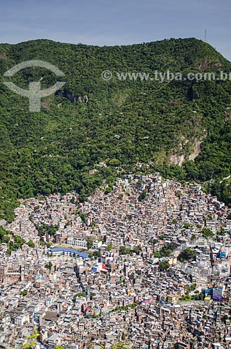  Assunto: Casas na Favela da Rocinha / Local: São Conrado - Rio de Janeiro (RJ) - Brasil / Data: 11/2013 