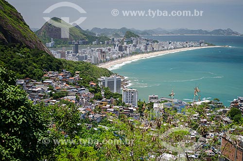  Assunto: Favela do Vidigal com o Leblon e Ipanema ao fundo / Local: Vidigal - Rio de Janeiro (RJ) - Brasil / Data: 11/2013 