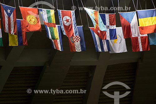  Assunto: Bandeiras de países durante o Campeonato Mundial de Judô 2013 / Local: Maracanã - Rio de Janeiro (RJ) - Brasil / Data: 09/2013 