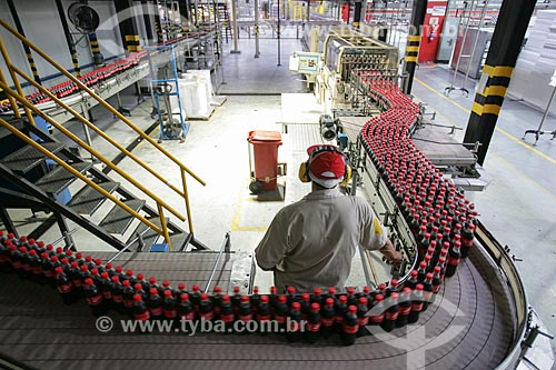  Linha de produção na fábrica da Coca-Cola  - Rio de Janeiro - Rio de Janeiro - Brasil