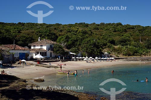  Assunto: Banhistas na Praia da Azeda / Local: Armação dos Búzios - Rio de Janeiro (RJ) - Brasil / Data: 05/2013 