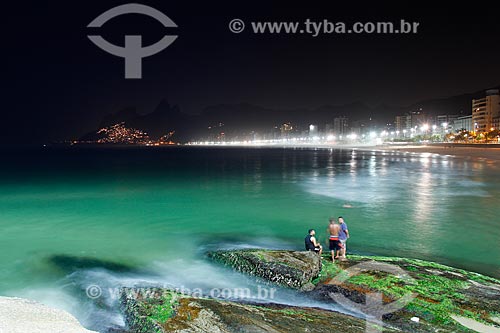  Assunto: Pedra do Arpoador com a Praia de Ipanema ao fundo / Local: Ipanema - Rio de Janeiro (RJ) - Brasil / Data: 11/2013 