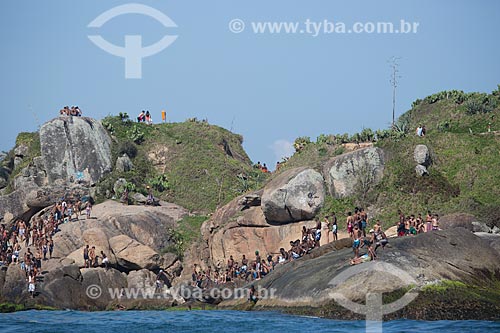  Assunto: Banhistas na Pedra do Arpoador / Local: Ipanema - Rio de Janeiro (RJ) - Brasil / Data: 11/2013 