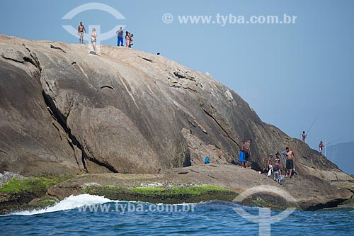  Assunto: Banhistas na Pedra do Arpoador / Local: Ipanema - Rio de Janeiro (RJ) - Brasil / Data: 11/2013 