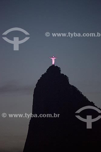  Assunto: Vista do entardecer no Cristo Redentor (1931) / Local: Rio de Janeiro (RJ) - Brasil / Data: 11/2013 