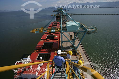  Porto da ThyssenKrupp CSA - Companhia Siderúrgica do Atlântico na Baía de Sepetiba  - Rio de Janeiro - Rio de Janeiro - Brasil