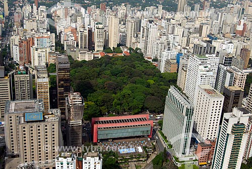  Assunto: Vista aérea do Museu de Arte de São Paulo (MASP) / Local: Centro - São Paulo (SP) - Brasil / Data: 10/2013 