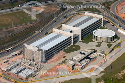  Assunto: Vista aérea da obra de construção da Faculdade de Tecnologia / Local: Itaquera - São Paulo (SP) - Brasil / Data: 06/2013 