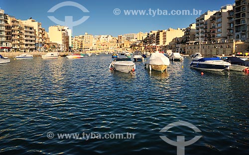  Assunto: Vista de embarcações / Local: República de Malta - Europa / Data: 09/2013 