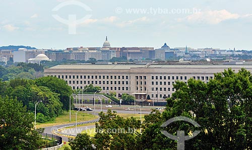  Assunto: Departamento de Defesa dos Estados Unidos da América  visto do Memorial da Força AéreaUnited States Department of Defense / Local: Virgínia - Estados Unidos da América (EUA)- América do Norte / Data: 09/2013 