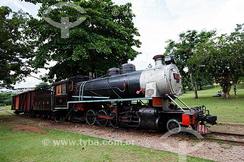  Assunto: Locomotiva no Museu da Estrada de Ferro Madeira-Mamoré localizada na Praça da Estrada de Ferro Madeira-Mamoré / Local: Porto Velho - Rondônia (RO) - Brasil / Data: 10/2013 