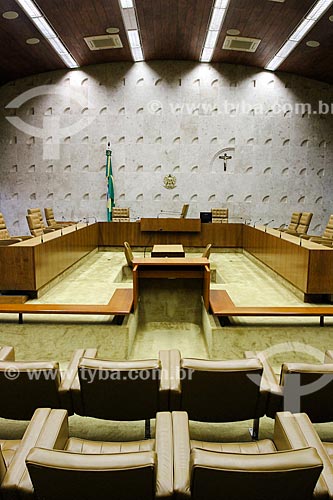  Assunto: Plenário do Supremo Tribunal Federal - sede do Poder Judiciário / Local: Brasília - Distrito Federal (DF) - Brasil / Data: 08/2013 
