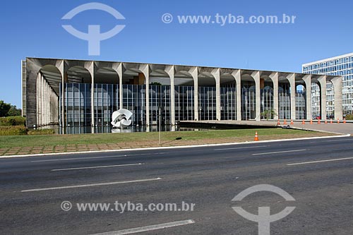  Assunto: Fachada do Palácio do Itamaraty / Local: Brasília - Distrito Federal (DF) - Brasil / Data: 08/2013 