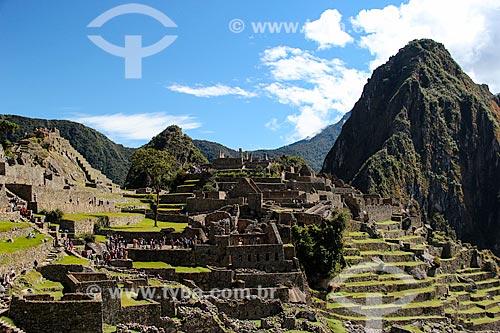  Assunto: Vista geral das ruínas de Machu Picchu / Local: Peru - América do Sul / Data: 06/2012 