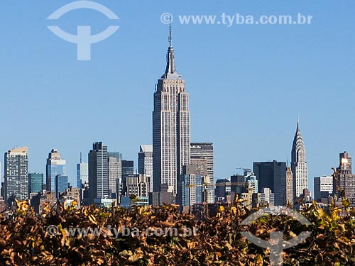  Assunto: Vista de Manhattan com o Empire State Building (1931) / Local: Nova Iorque - Estados Unidos - América do Norte / Data: 11/2013 