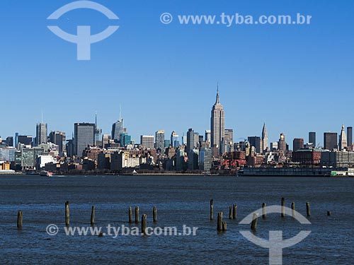  Assunto: Vista de Manhattan com o Empire State Building (1931) / Local: Nova Iorque - Estados Unidos - América do Norte / Data: 11/2013 