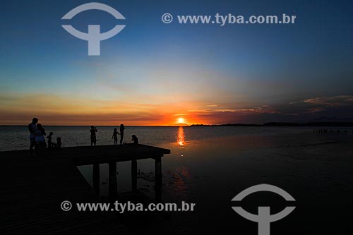  Assunto: Pôr do sol na Praia da Brisa / Local: Guaratiba - Rio de Janeiro (RJ) - Brasil / Data: 02/2014 