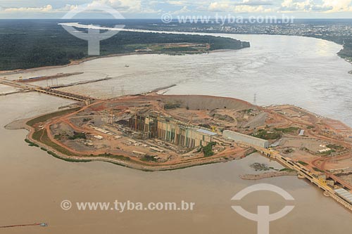  Assunto: Canteiro de obras da Usina Hidrelétrica de Santo Antônio / Local: Porto Velho - Rondônia (RO) - Brasil / Data: 02/2014 