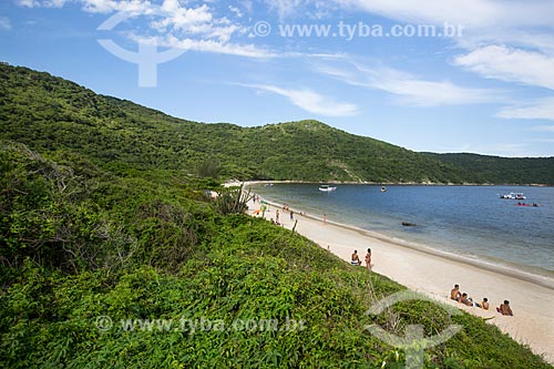  Assunto: Vista geral da Praia do Forno / Local: Arraial do Cabo - Rio de Janeiro (RJ) - Brasil / Data: 01/2014 