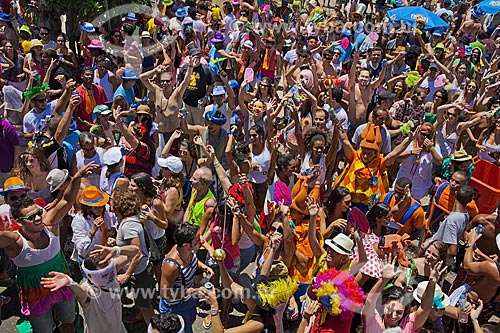  Assunto: Desfile do bloco de carnaval de rua Me beija que eu sou cineasta / Local: Gávea - Rio de Janeiro (RJ) - Brasil / Data: 02/2012 