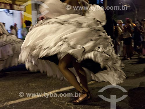  Assunto: Mulher durante o desfile do bloco de carnaval de rua Banda Cultural do Jiló / Local: Tijuca - Rio de Janeiro (RJ) - Brasil / Data: 02/2012 
