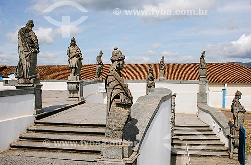  Assunto: Detalhe dos doze profetas do Santuário de Bom Jesus de Matosinhos / Local: Congonhas - Minas Gerais - Brasil  / Data: 12/2007 