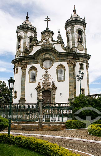  Assunto: Vista da Igreja de São Francisco de Assis / Local: Sao João del Rei - Minas Gerais - Brasil  / Data: 12/2007 