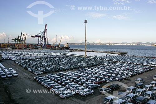  Carros para exportação no Porto do Rio de Janeiro  - Rio de Janeiro - Rio de Janeiro - Brasil