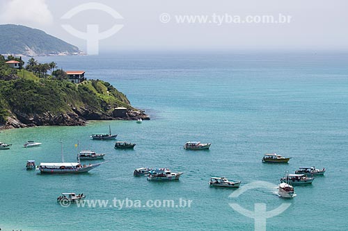  Assunto: Barcos na Prainha do Pontal do Atalaia / Local: Arraial do Cabo - Rio de Janeiro (RJ) - Brasil / Data: 01/2014 