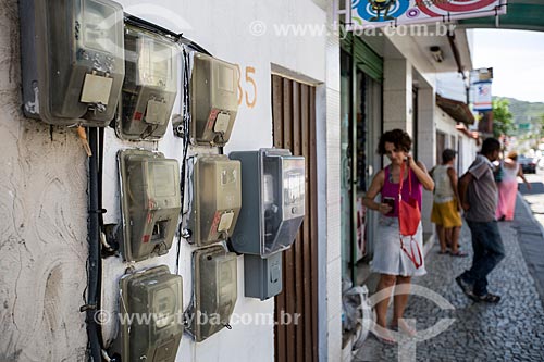  Assunto: Medidores de energia na Avenida Getúlio Vargas / Local: Arraial do Cabo - Rio de Janeiro (RJ) - Brasil / Data: 12/2013 