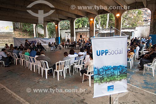  Assunto: Encontro de representantes do poder público com moradores e líderes para falar sobre a UPP Social no Fórum do Morro dos Macacos / Local: Tijuca - Rio de Janeiro (RJ) - Brasil / Data: 08/2011 