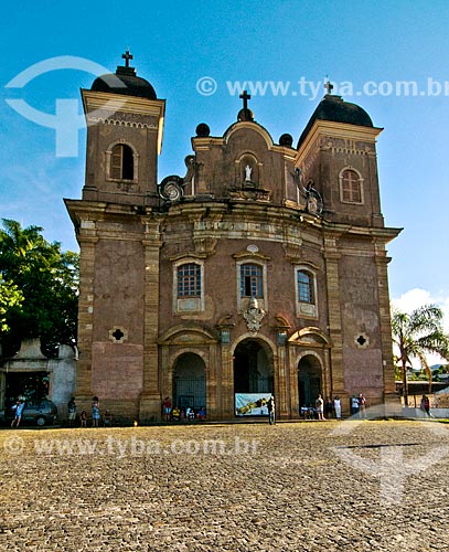  Assunto: Fachada da Igreja de São Pedro dos Clérigos (1752) / Local: Mariana - Minas Gerais (MG) - Brasil / Data: 01/2014 