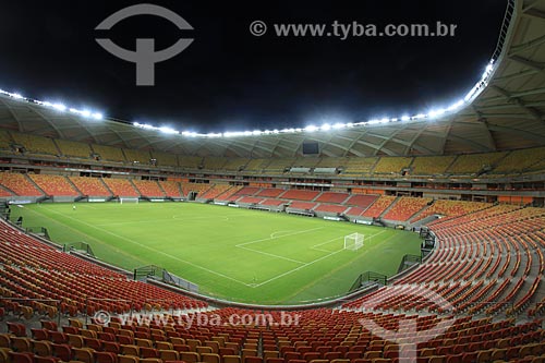  Assunto: Interior da Arena da Amazônia Vivaldo Lima (2014) / Local: Manaus - Amazonas (AM) - Brasil / Data: 03/2014 