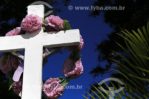  Assunto: Cruz no Cemitério São João Batista / Local: Fortaleza - Ceará (CE) - Brasil / Data: 03/2014 
