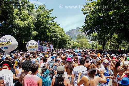  Assunto: Desfile do bloco de carnaval de rua Suvaco do Cristo / Local: Jardim Botânico - Rio de Janeiro (RJ) - Brasil / Data: 02/2014 