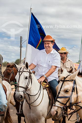  Assunto: Eduardo Campos - Governador de Pernambuco - durante na Missa do Vaqueiro / Local: Serrita - Pernambuco (PE) - Brasil / Data: 07/2011 