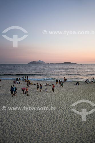  Assunto: Pôr do sol na Praia do Arpoador / Local: Ipanema - Rio de Janeiro (RJ) - Brasil / Data: 02/2014 