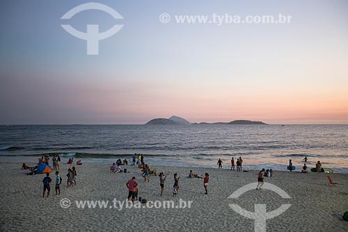  Assunto: Pôr do sol na Praia do Arpoador / Local: Ipanema - Rio de Janeiro (RJ) - Brasil / Data: 02/2014 