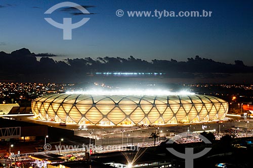  Assunto: Vista da Arena da Amazônia Vivaldo Lima (2014) / Local: Manaus - Amazonas (AM) - Brasil / Data: 04/2014 