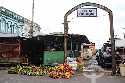 Assunto: Feira do Açaí - Mercado Ver-o-peso / Local: Belém - Pará (PA) - Brasil / Data: 03/2014 