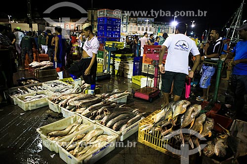  Assunto: Peixes à venda no Mercado Ver-o-peso / Local: Belém - Pará (PA) - Brasil / Data: 03/2014 