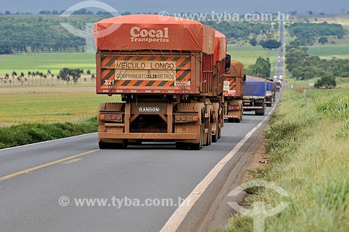  Assunto: Rodovia Joaquim Tenório Sobrinho (MS-306) / Local: Chapadão do Sul - Mato Grosso do Sul (MS) - Brasil / Data: 02/2014 