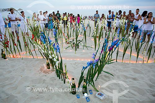 Assunto: Festa de Iemanjá na Praia de Copacabana / Local: Copacabana - Rio de Janeiro (RJ) - Brasil / Data: 12/2013 