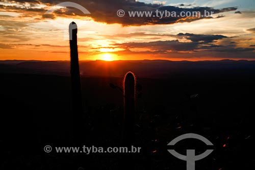  Assunto: Pôr do sol na Chapada Diamantina / Local: Bahia (BA) - Brasil / Data: 04/2013 